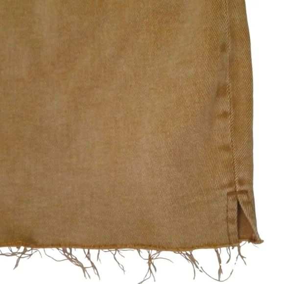 🍊 Ava & Viv Women's Raw Hem Mid Rise Midi Jean Shorts. NWOT Size 16W - Picture 6 of 11